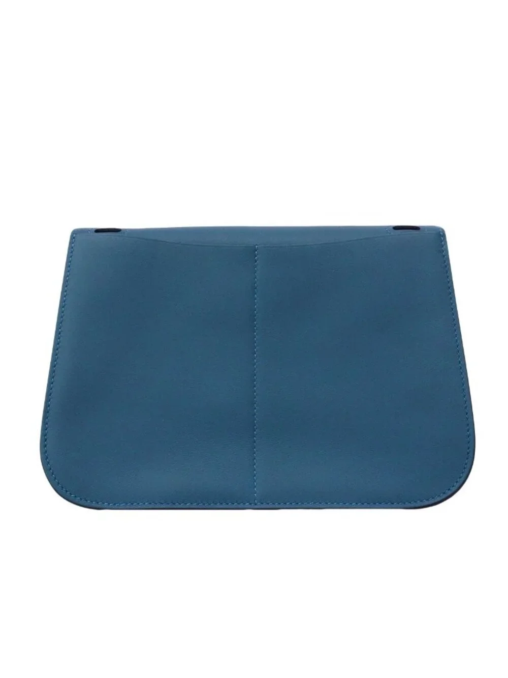 Hermes Handbag Halzan Mini Swift Blue Thailand Silver 2-Way Bag